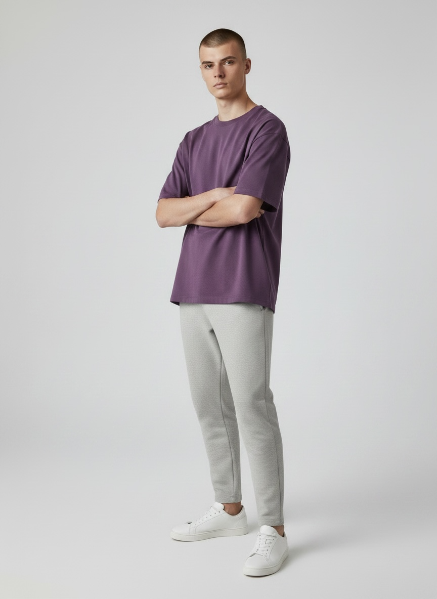 BASIC TSHIRT - PURPLE