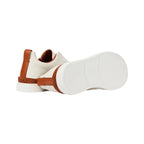 Zegna Triple Stitch leather sneakers WHITE TRIPLE STITCH