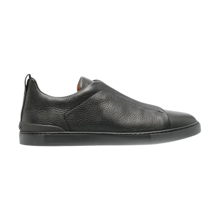 Zegna Triple Stitch Sneakers Black