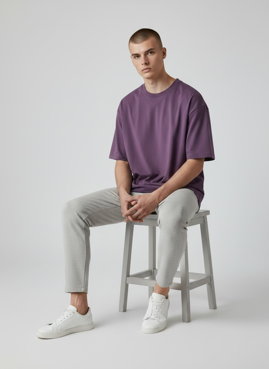 BASIC TSHIRT - PURPLE