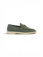 Loro Piana Summer Charms Walk Loafer - Green Lagoon